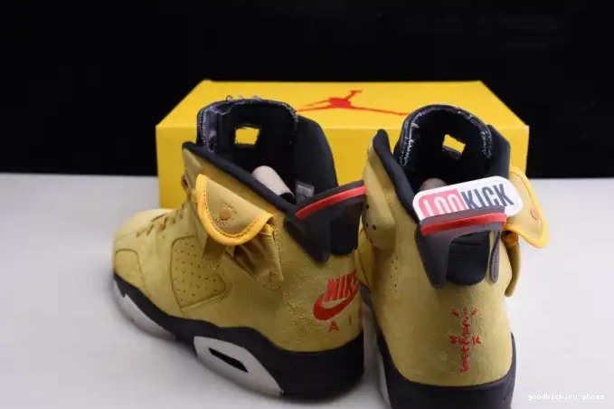 JORDAN 6 X AIR YELLOW TRAVIS SCOTT CN1084-300 0515